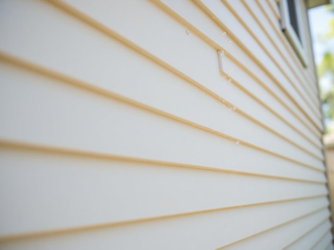 Eco-friendly soft washing low-pressure cleaning of residential siding